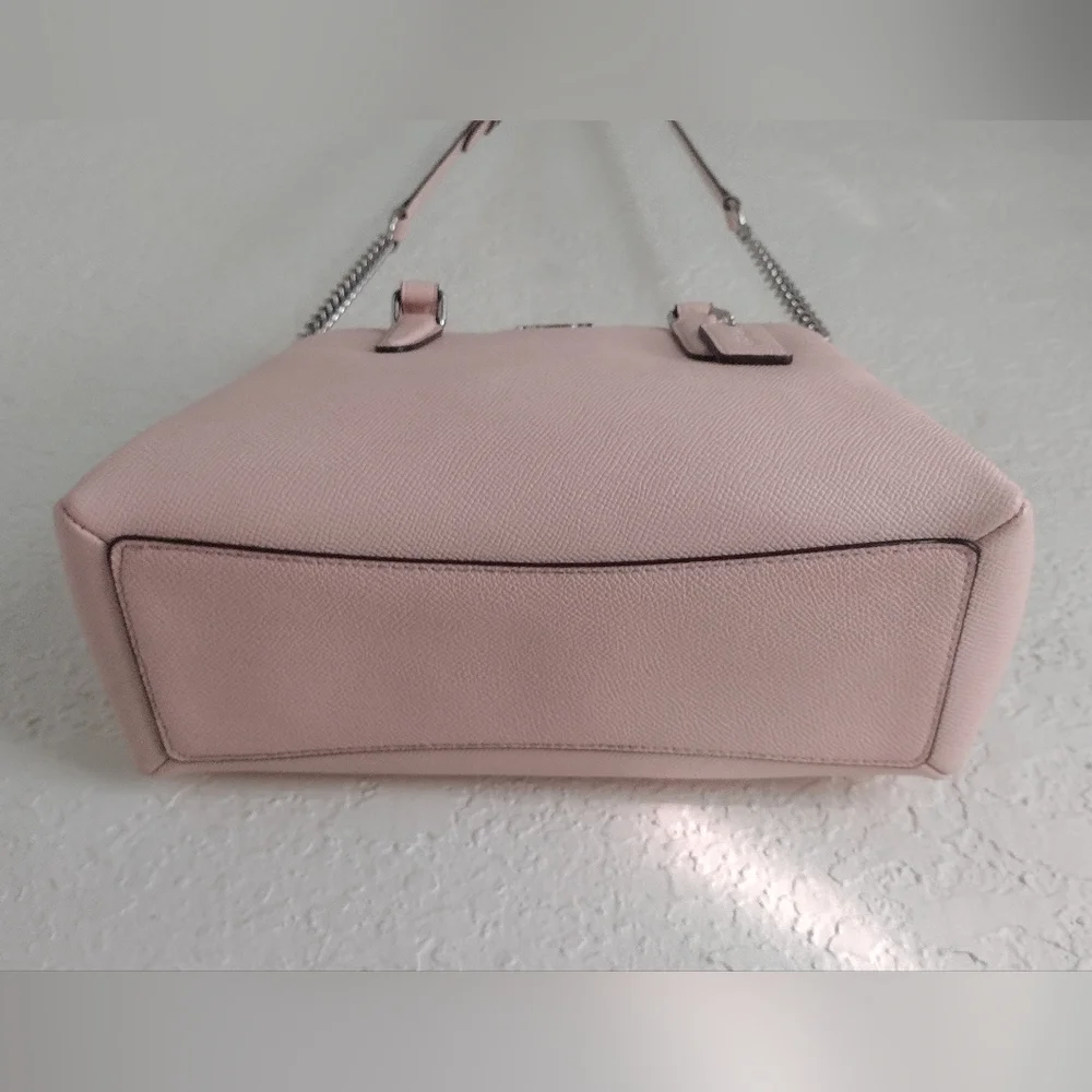 Coach Mini Sage Carryall Light Pink Satchel with Chain Strap - Picture 9 of 13